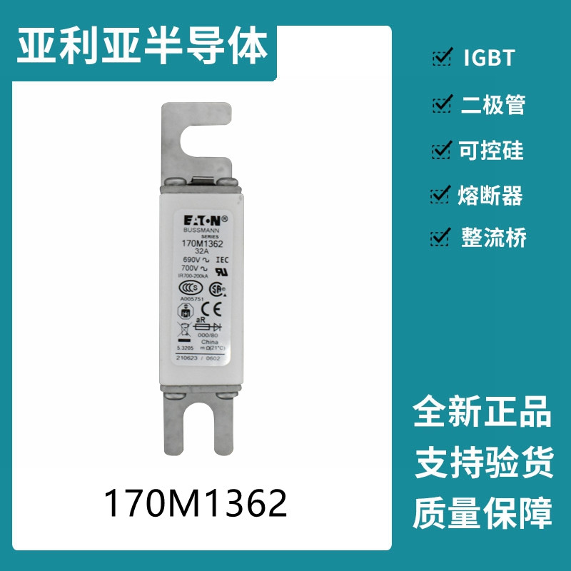 巴斯曼BUSSMANN低壓快速熔斷器 170M1362